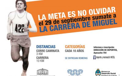 SAN LUIS: Carrera de Miguel