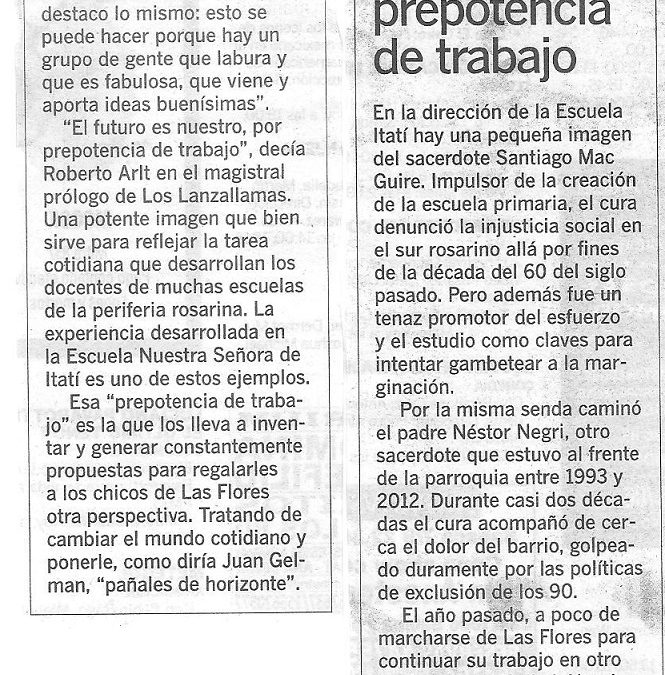 ROSARIO: Una carrera por la alegría en el barrio