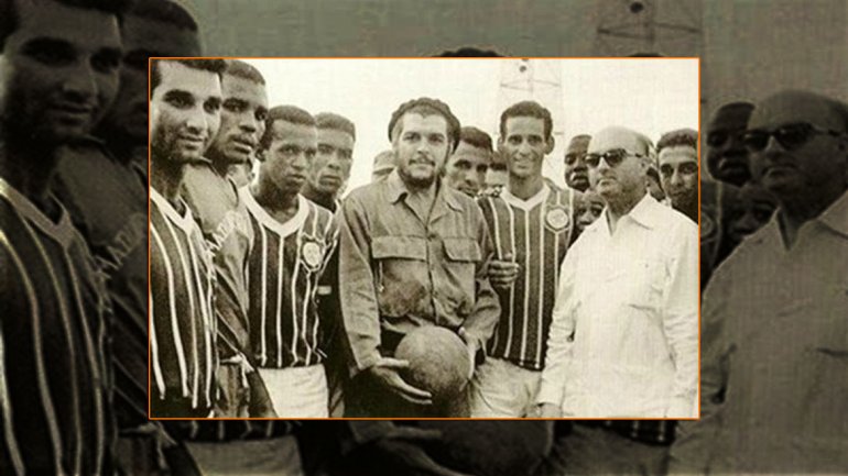 El Che y el fútbol con equipo brasileño