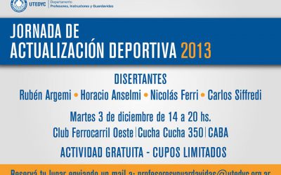 Jornada gratuita de Actualización Deportiva