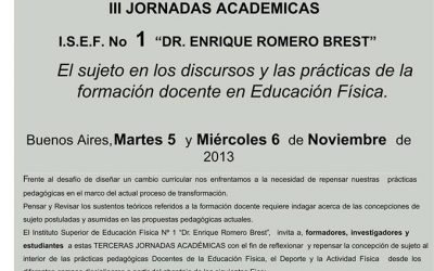 Ciudad de Buenos Aires: ISEF Nº1 «Dr. Enrique Romero Brest»