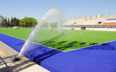 TUCUMÁN: HOCKEY – La cancha sintética de agua en Natación, a punto de ser terminada