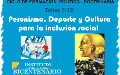 MENDOZA: 4º Encuentro – Peronismo, Deporte y Cultura