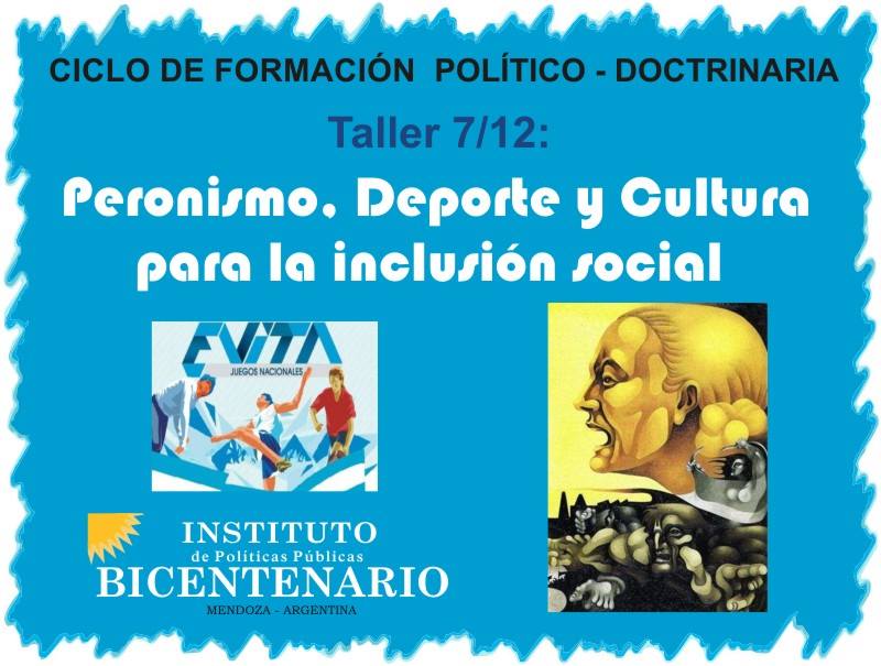 MENDOZA: 4º Encuentro – Peronismo, Deporte y Cultura