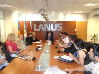 Lanús: LA DIPUTADA GIACCONE SE REUNIÓ CON EL INTENDENTE DE LANUS, DIAZ PEREZ Y DIRIGENTES DE ENTIDADES DEPORTIVAS