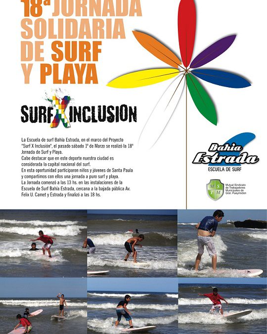 18ª Jornada de Surf y Playa – Proyecto Surf X Inclusión