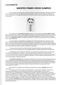 Luis Brunetto – Nuestro primer héroe olímpico