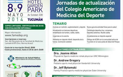Tucumán: Curso Internacional de Medicina del Deporte
