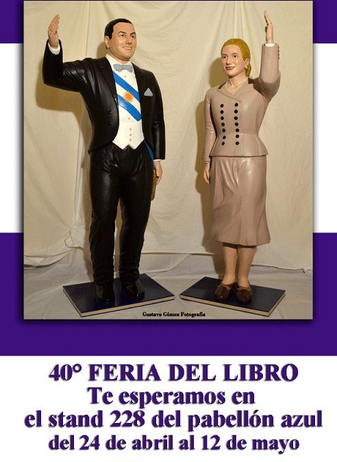 Feria del Libro 2014 – Ediciones Fabro: Vení a leer con Perón y Evita
