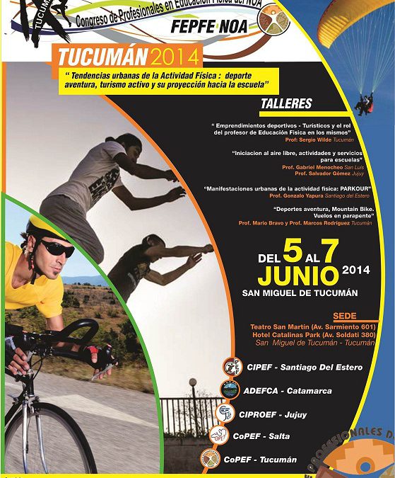 TUCUMÁN: IX CONGRESO DE PROFESIONALES EN EDUCACIÓN FÍSICA DEL NOA.