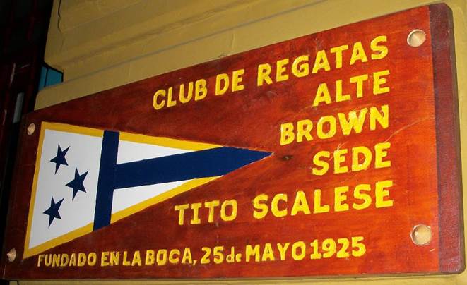 Club de Regatas Almirante Brown: HOMENAJE A TITO SCALESE