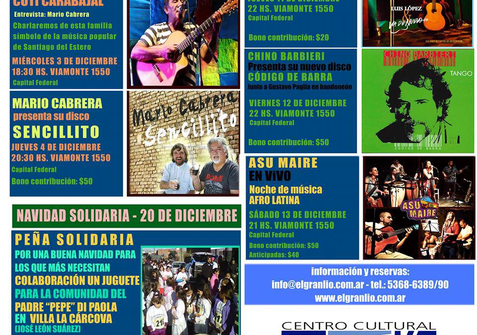 Ciudad de Buenos Aires: Actividades Diciembre, Despedimos el año