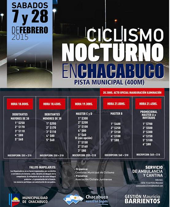 PROVINCIA DE BUENOS AIRES – Ciudad de Chacabuco: INAUGURACIÓN DE ILUMINACIÓN