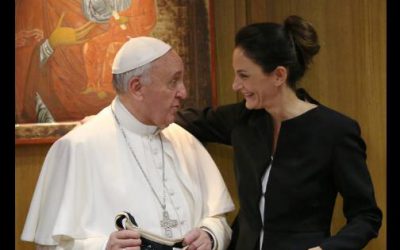 Luciana Aymar visitó al Papa: “Me voy con una paz enorme”
