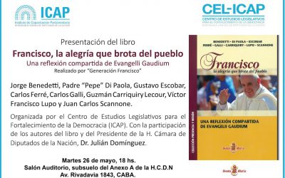 PRESENTAN UN LIBRO SOBRE EL PAPA – Un dirigente del MSD entre los autores