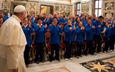 El deporte se practica para crecer y no para excluir, recuerda el Papa Francisco