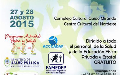 CHACO: El IDCh organizará el XIX Congreso Argentino de Medicina del Deporte