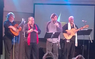 MARIO CABRERA «CON LOS CURAS DE LA VILLA»