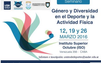 Confederación Argentina de Deporte – Seminario: Género y diversidad en el deporte