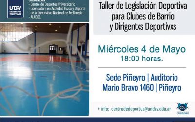 Taller de legislación deportiva