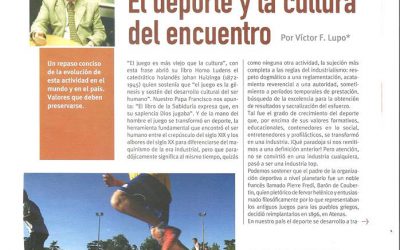 Anticipo del Libro «EL DEPORTE EN LA CULTURA DEL ENCUENTRO»