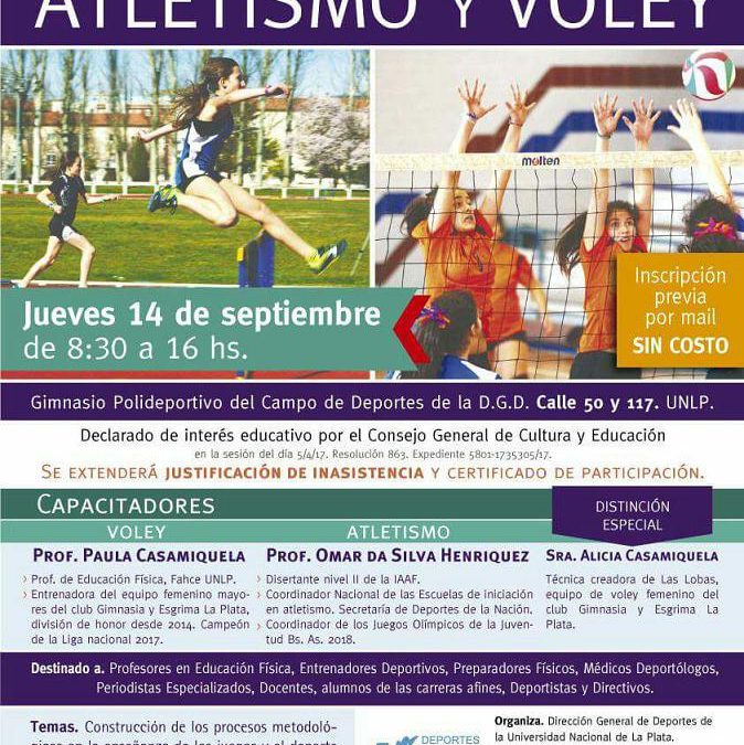 LA PLATA – Atletismo y Voley