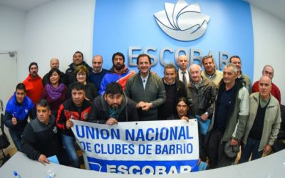 ESCOBAR: Entregaron aportes a Clubes de Barrio