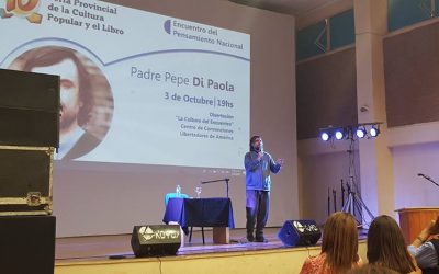 Rawson – San Juan:  Feria Provincial de la Cultura Popular y el Libro   —  El Padre Pepe y Víctor Lupo fueron distinguidos