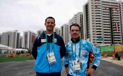 Federico Gil y Fernando Borello, dos atletas que ansían con esperanza el nuevo Tiro Federal