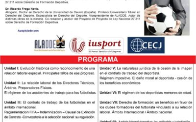 Cursos sobre Derecho Deportivo