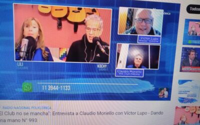 «El Club no se mancha» – Entrevista a Claudio Moriello con Víctor Lupo