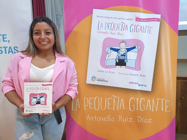 Antonella Ruiz Díaz, medallista en los Juegos Paralímpicos de Tokio, presentó su libro infantil «La pequeña gigante»