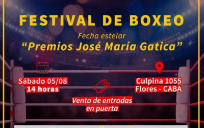 Club 17 de Octubre: PREMIOS GATICA  EN UN FESTIVAL DE BOXEO
