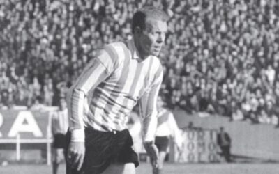 Federico Sacchi, ídolo en Racing, los´60. Jugador elegante, «frac», galera y bastón