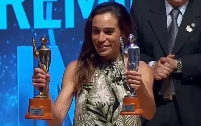 Messi y el fútbol, Casetta y el atletismo, compartieron el Olimpia de Oro 2023