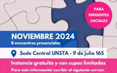 TUCUMÁN: *Diplomatura en Prevención Comunitaria de Adicciones y Salud Mental*