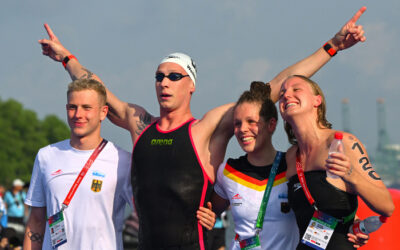 Alemania tuvo éxito en las Aguas Abiertas de Singapur