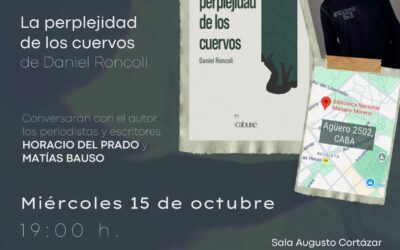 Presentación del libro: LA PERPLEJIDAD DE LOS CUERVOS