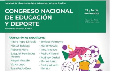 Deporte y Educación como pilares de la Paz: la USAL, el Movimiento Social del Deporte y la OEI lanzan un Congreso Nacional de Educa- ción y Deporte con figuras destacadas